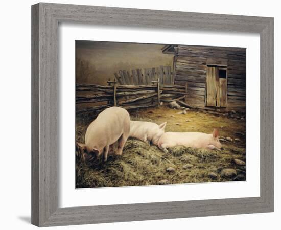 A Lazy Day-Kevin Dodds-Framed Giclee Print