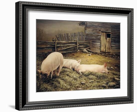 A Lazy Day-Kevin Dodds-Framed Giclee Print