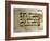 A leaf from a Koran written in Kufic script-Werner Forman-Framed Giclee Print