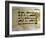 A leaf from a Koran written in Kufic script-Werner Forman-Framed Giclee Print