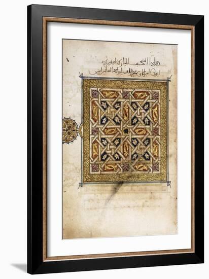 A Leaf from a Qur'An Manuscript-null-Framed Giclee Print