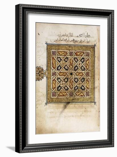 A Leaf from a Qur'An Manuscript-null-Framed Giclee Print