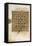 A Leaf from a Qur'An Manuscript-null-Framed Premier Image Canvas