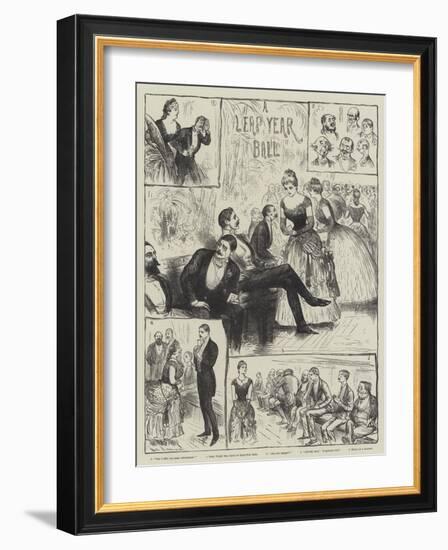 A Leap Year Ball-Henry Stephen Ludlow-Framed Giclee Print