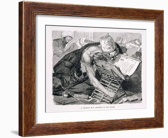 A Learned Man Absorbed in the Koran, 19th century-Karl Wilhelm Gentz-Framed Giclee Print