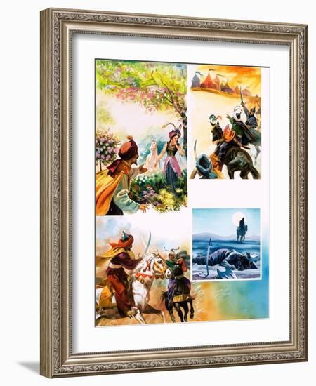 A Legend About War from Persia-Andrew Howat-Framed Giclee Print