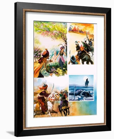 A Legend About War from Persia-Andrew Howat-Framed Giclee Print