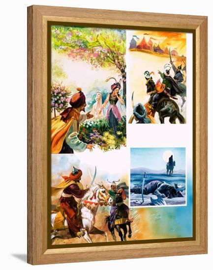 A Legend About War from Persia-Andrew Howat-Framed Premier Image Canvas
