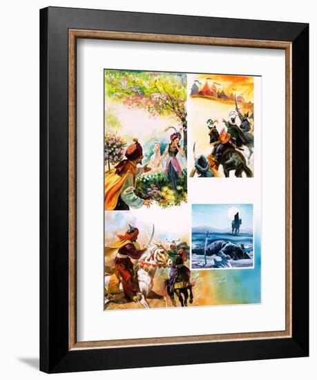 A Legend About War from Persia-Andrew Howat-Framed Giclee Print