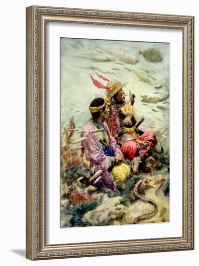 A Legend of Old Japan-Arthur C. Michael-Framed Giclee Print