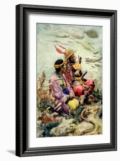 A Legend of Old Japan-Arthur C. Michael-Framed Giclee Print