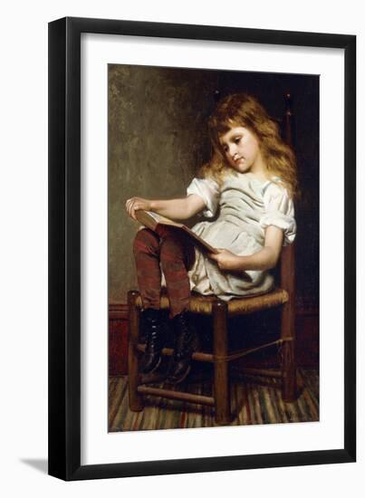 A Leisure Hour, 1881-John George Brown-Framed Giclee Print