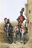 Captain of the Archers in Paris and a Cavalier, 15th Century-A Lemercier-Giclee Print