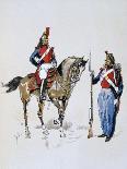 French Royal Troops, C1750-A Lemercier-Framed Giclee Print
