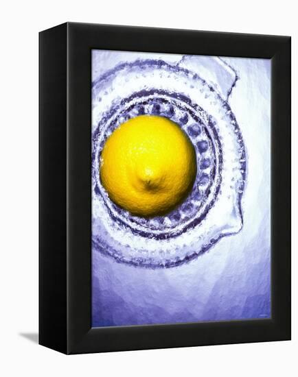 A Lemon Half on a Juicer-Wolfgang Usbeck-Framed Premier Image Canvas