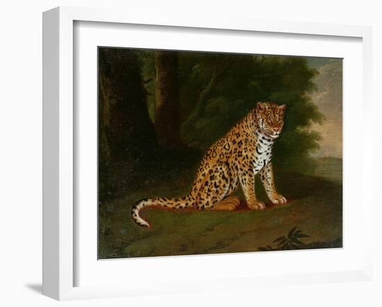 A Leopard in a Landscape-Jacques-Laurent Agasse-Framed Giclee Print