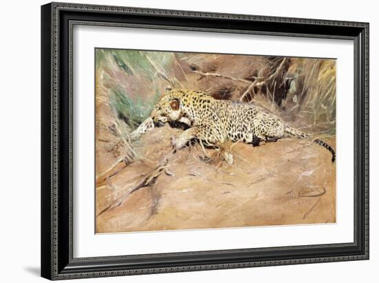 A Leopard-Kuhnert Wilhelm-Framed Giclee Print