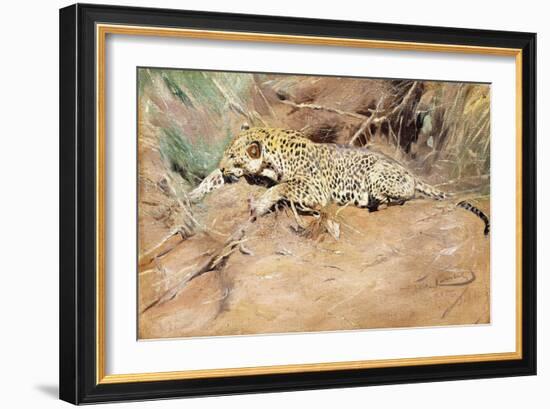 A Leopard-Kuhnert Wilhelm-Framed Giclee Print