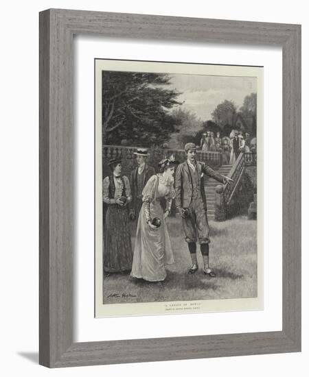 A Lesson in Bowls-Arthur Hopkins-Framed Giclee Print