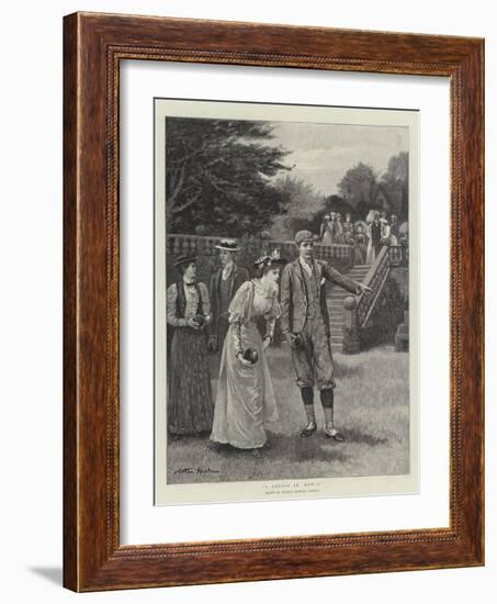 A Lesson in Bowls-Arthur Hopkins-Framed Giclee Print