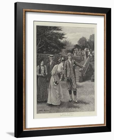 A Lesson in Bowls-Arthur Hopkins-Framed Giclee Print