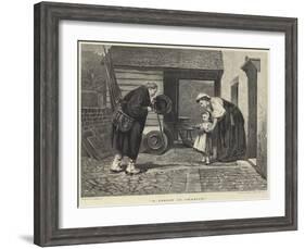 A Lesson in Charity-Philip Hermogenes Calderon-Framed Giclee Print