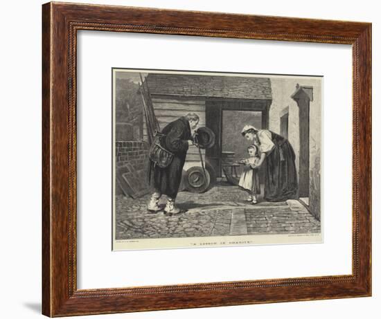 A Lesson in Charity-Philip Hermogenes Calderon-Framed Giclee Print