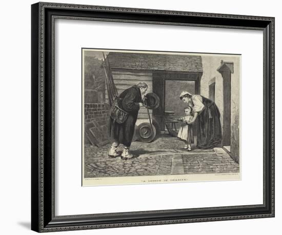 A Lesson in Charity-Philip Hermogenes Calderon-Framed Giclee Print