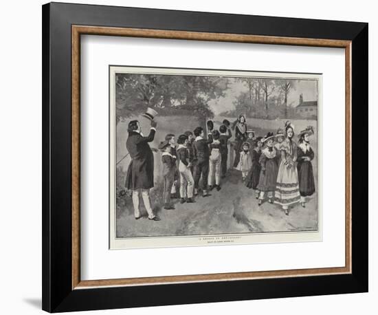 A Lesson in Deportment-Gordon Frederick Browne-Framed Giclee Print