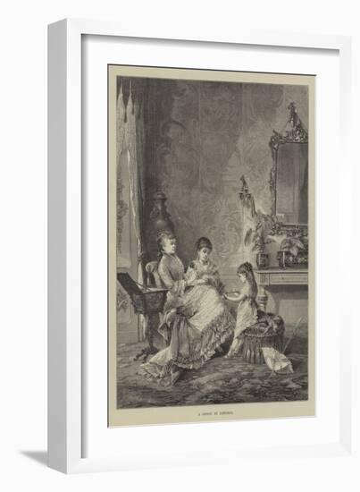 A Lesson in Patience-null-Framed Giclee Print