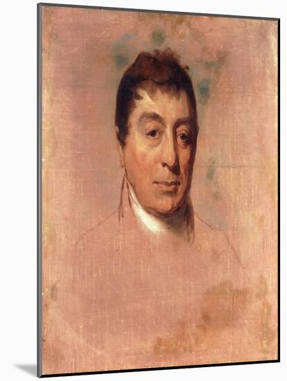 A Life Study of the Marquis De Lafayette, 1824-1825-Thomas Sully-Mounted Giclee Print