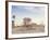 A Lifeguard Station in the Early Morning on Pensacola Beach, Florida.-Colin D Young-Framed Photographic Print