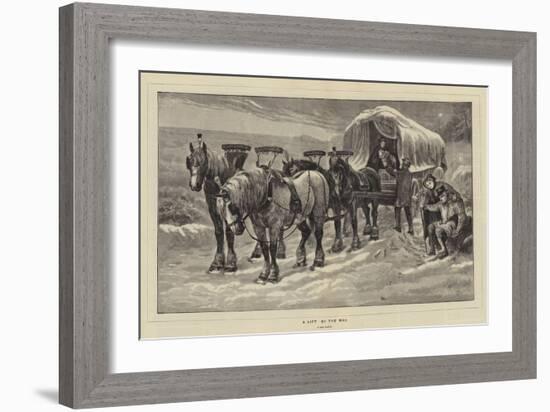 A Lift by the Way-Basil Bradley-Framed Giclee Print