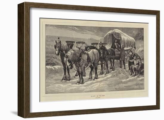 A Lift by the Way-Basil Bradley-Framed Giclee Print