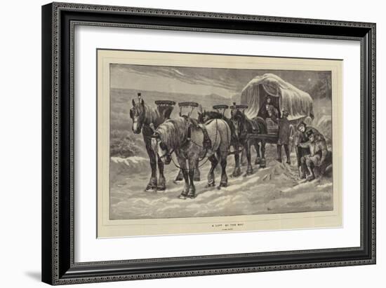 A Lift by the Way-Basil Bradley-Framed Giclee Print