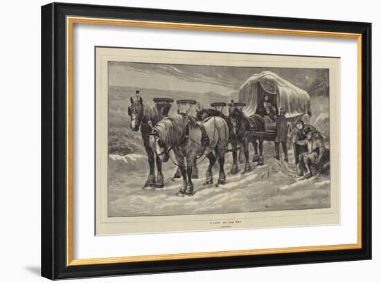 A Lift by the Way-Basil Bradley-Framed Giclee Print