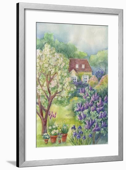 A Lilac Garden-ZPR Int’L-Framed Giclee Print