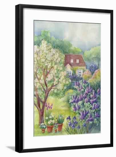 A Lilac Garden-ZPR Int’L-Framed Giclee Print