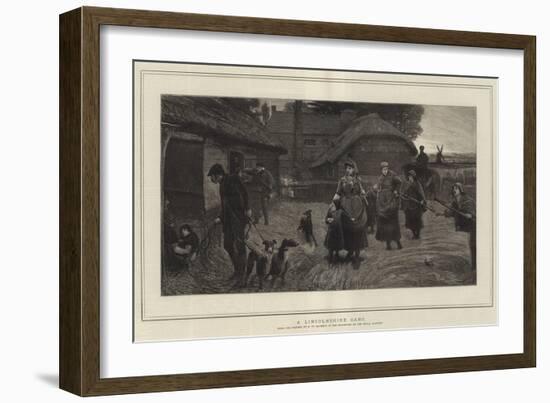 A Lincolnshire Gang-Robert Walker Macbeth-Framed Giclee Print