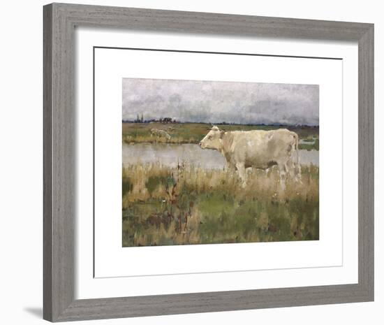 A Lincolnshire Pasture-Joseph Crawhall-Framed Premium Giclee Print