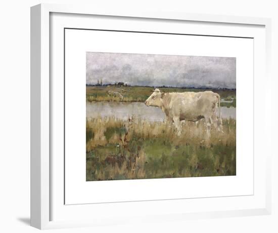 A Lincolnshire Pasture-Joseph Crawhall-Framed Premium Giclee Print