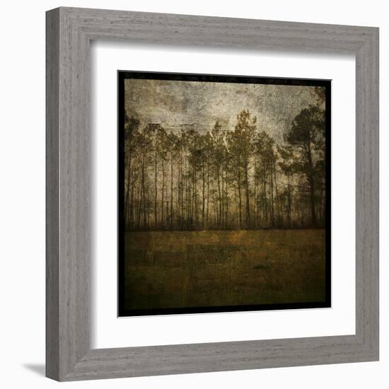 A Line of Pines-John Golden-Framed Art Print