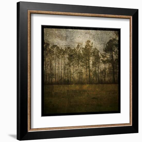 A Line of Pines-John Golden-Framed Art Print