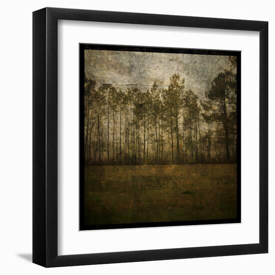 A Line of Pines-John Golden-Framed Art Print