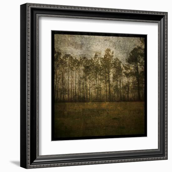 A Line of Pines-John Golden-Framed Art Print