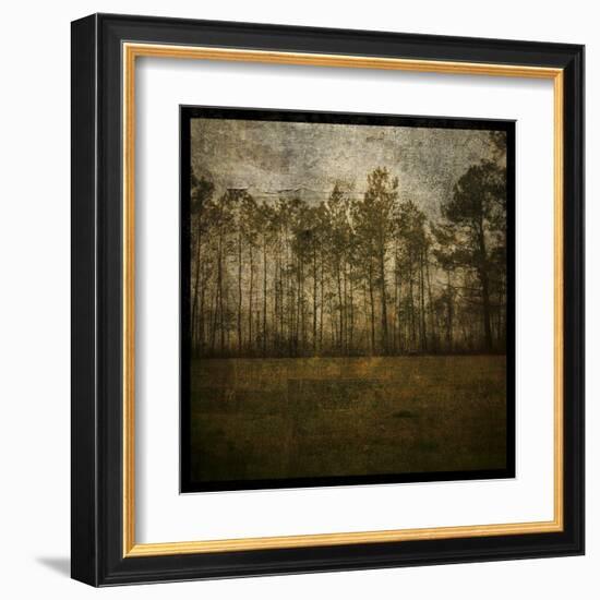 A Line of Pines-John Golden-Framed Art Print