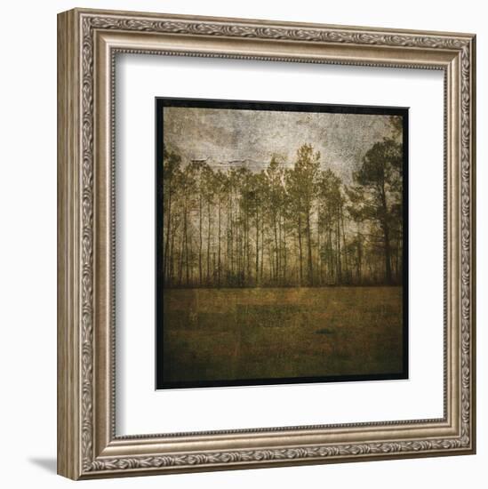 A Line of Pines-John W^ Golden-Framed Art Print