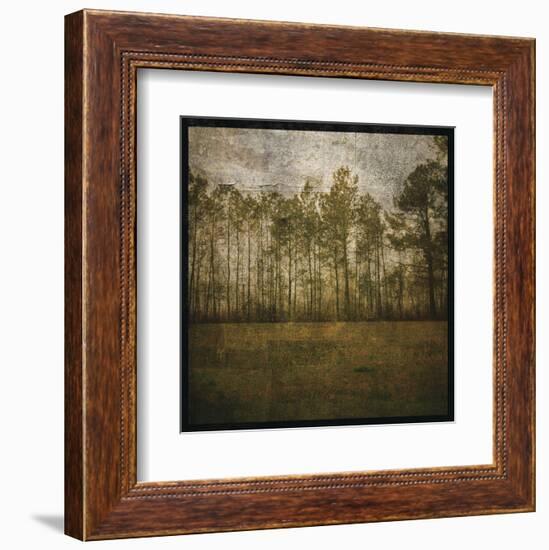 A Line of Pines-John W^ Golden-Framed Art Print