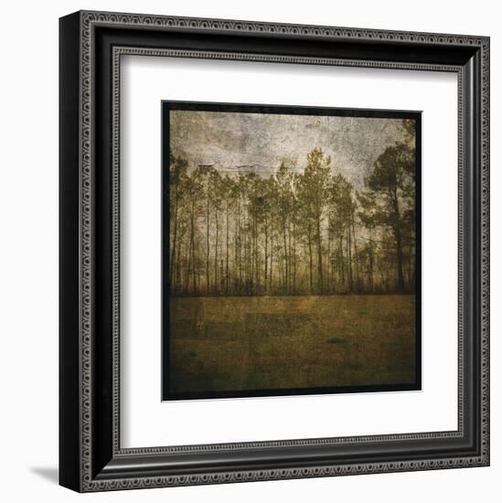 A Line of Pines-John W^ Golden-Framed Art Print