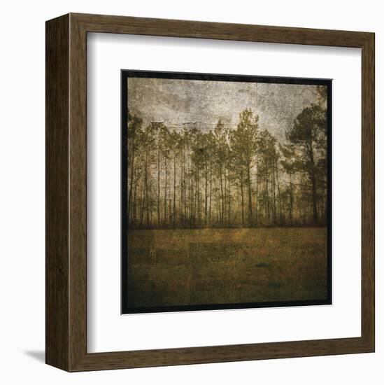 A Line of Pines-John W^ Golden-Framed Art Print